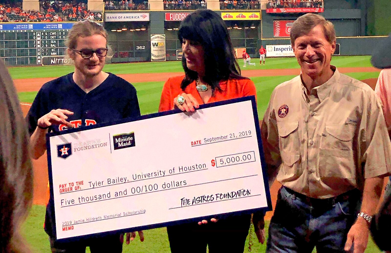 Scholarship recognition
